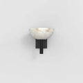 Alabaster Bedside Wall Sconce-Jecanoli