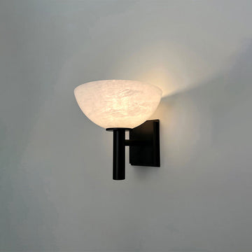 Alabaster Bedside Wall Sconce-Jecanoli