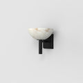Alabaster Bedside Wall Sconce-Jecanoli