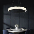 Alabaster Black Round Chandelier-Chandelier-Jecanoli