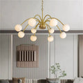 Alabaster Bloom Chandelier-Chandelier-Jecanoli