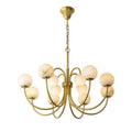 Alabaster Bloom Chandelier-Chandelier-Jecanoli