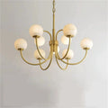 Alabaster Bloom Chandelier-Chandelier-Jecanoli