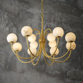 Alabaster Bloom Chandelier-Chandelier-Jecanoli