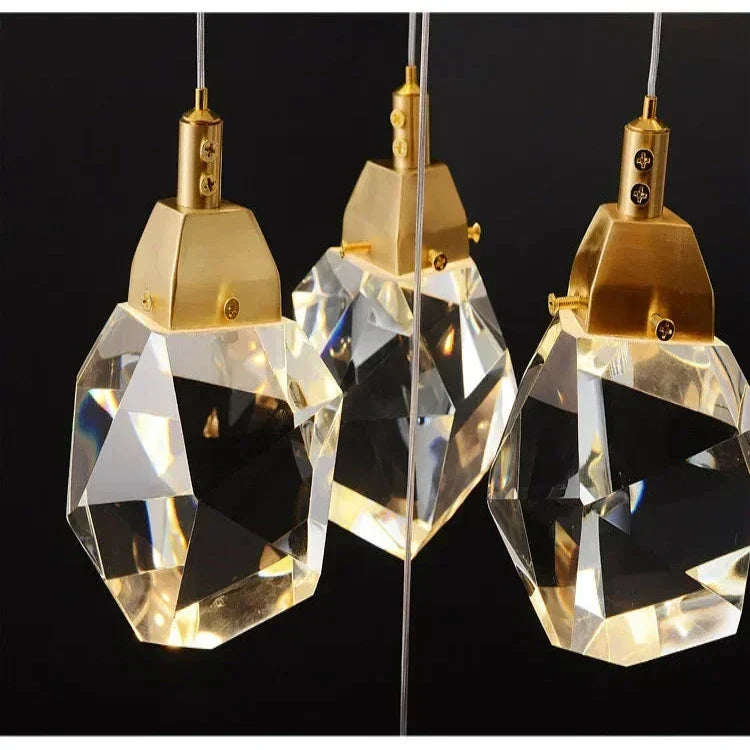Eve Modern Crystal Chandelier for Staircase-Jecanoli