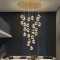 Eve Modern Crystal Chandelier for Staircase-Jecanoli
