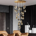 Eve Modern Crystal Chandelier for Staircase-Jecanoli