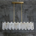 Modern Alabaster Linear Chandelier-chandeliers for dining room,chandeliers for stairways,chandeliers for foyer,chandeliers for bedrooms,chandeliers for kitchen,chandeliers for living room-Jecanoli
