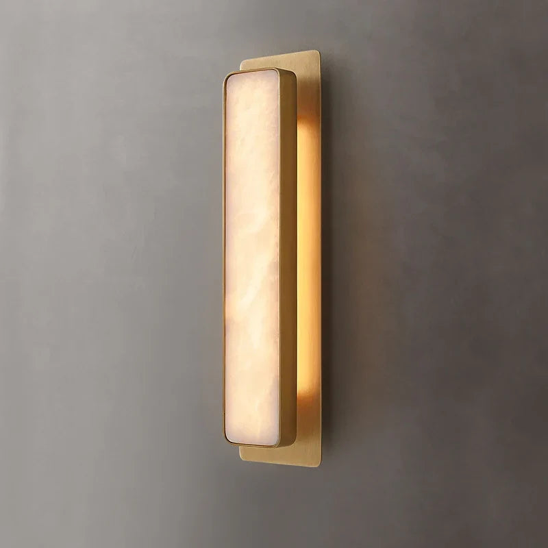 Elegant Montreux AlabasterMarble Wall Lamp with LED