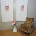 Murano Poliedri Pink Glass Wall Sconces-Wall Lamp-Jecanoli