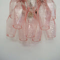 Murano Poliedri Pink Glass Wall Sconces-Wall Lamp-Jecanoli
