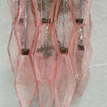 Murano Poliedri Pink Glass Wall Sconces-Wall Lamp-Jecanoli