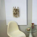 Murano Poliedri Smoked Glass Wall Sconces 9.8