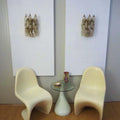 Murano Poliedri Smoked Glass Wall Sconces 9.8