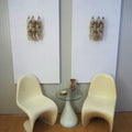 Murano Poliedri Smoked Glass Wall Sconces 9.8
