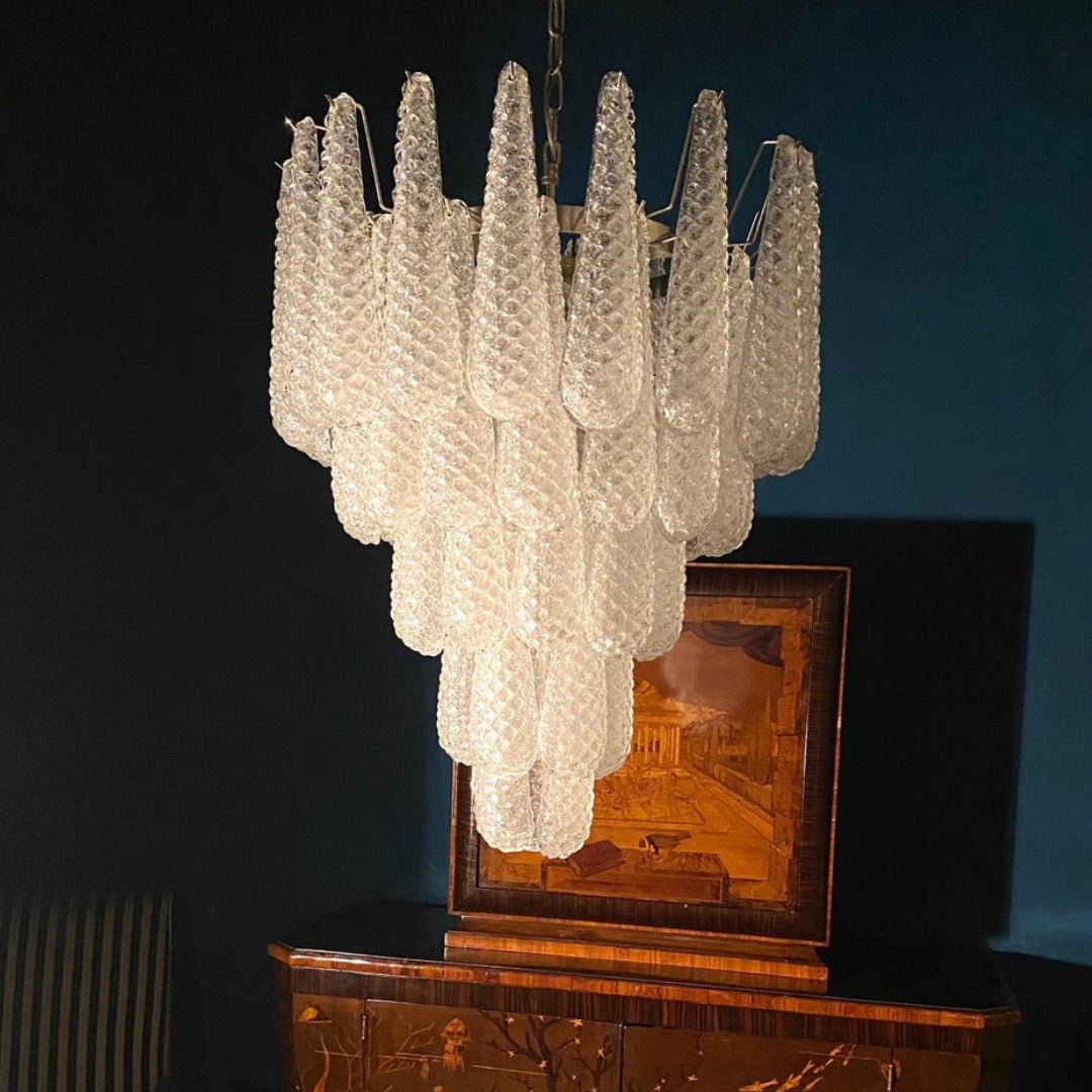 Exquisite Murano Glass Dewdrop Chandelier-Chandelier-Jecanoli