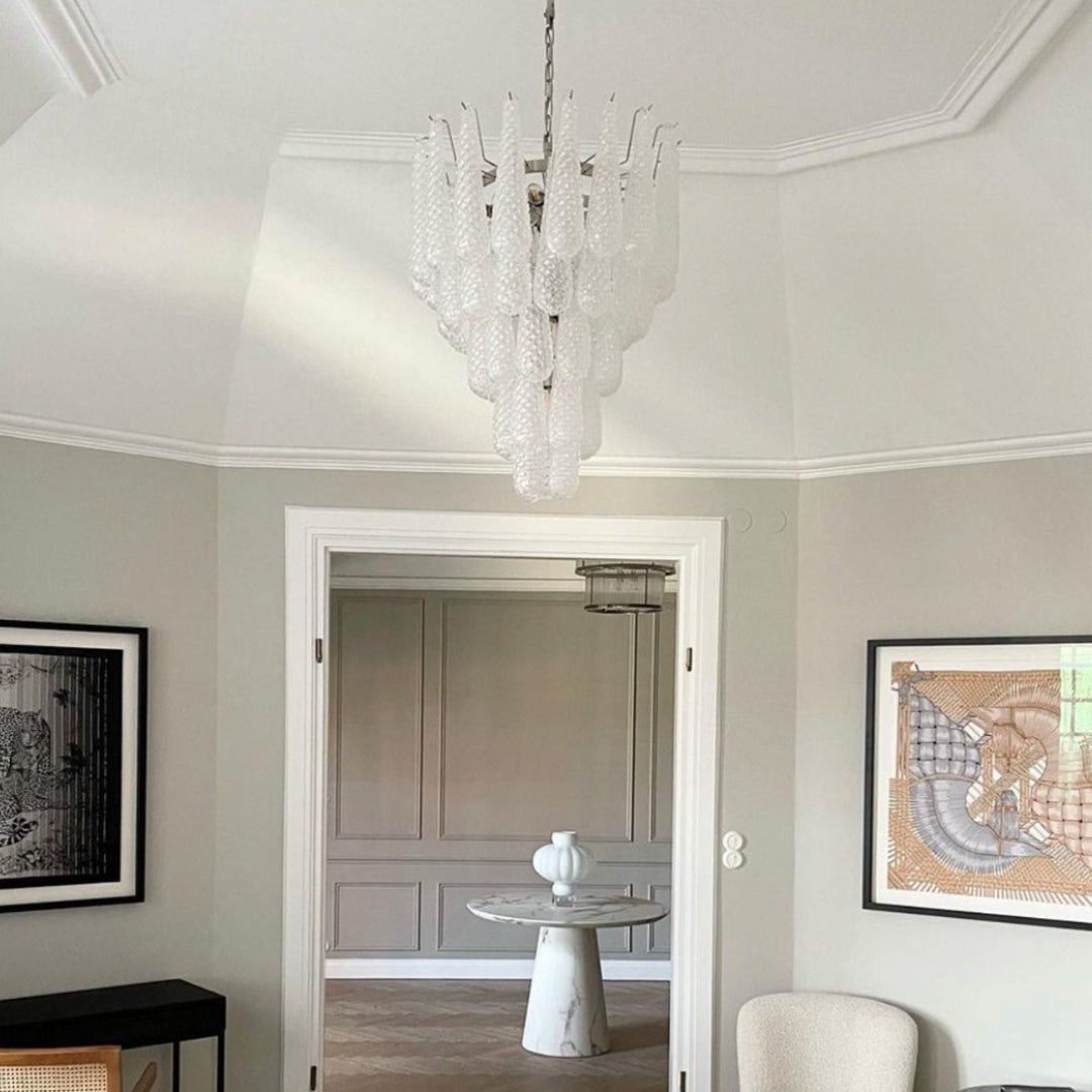 Exquisite Murano Glass Dewdrop Chandelier-Chandelier-Jecanoli