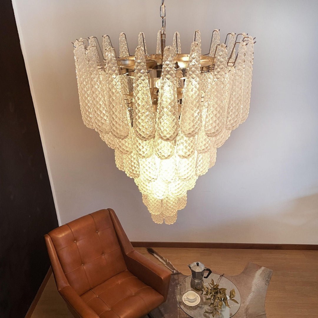 Exquisite Murano Glass Dewdrop Chandelier-Chandelier-Jecanoli