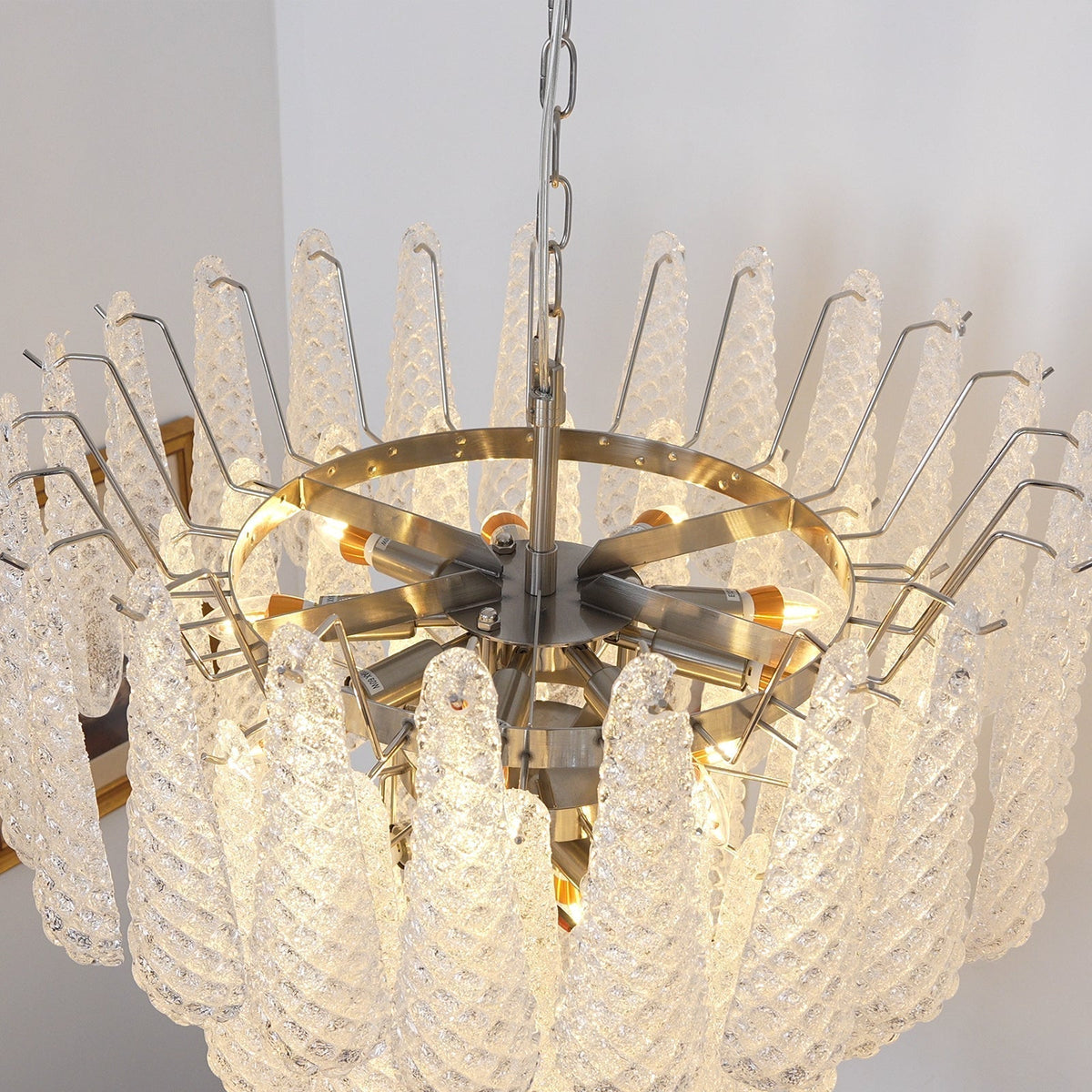 Exquisite Murano Glass Dewdrop Chandelier-Chandelier-Jecanoli