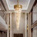Ryan Golden Modern Crystal Chandelier-Chandelier-Jecanoli