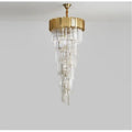 Ryan Golden Modern Crystal Chandelier-Chandelier-Jecanoli