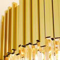 Ryan Golden Modern Crystal Chandelier-Chandelier-Jecanoli