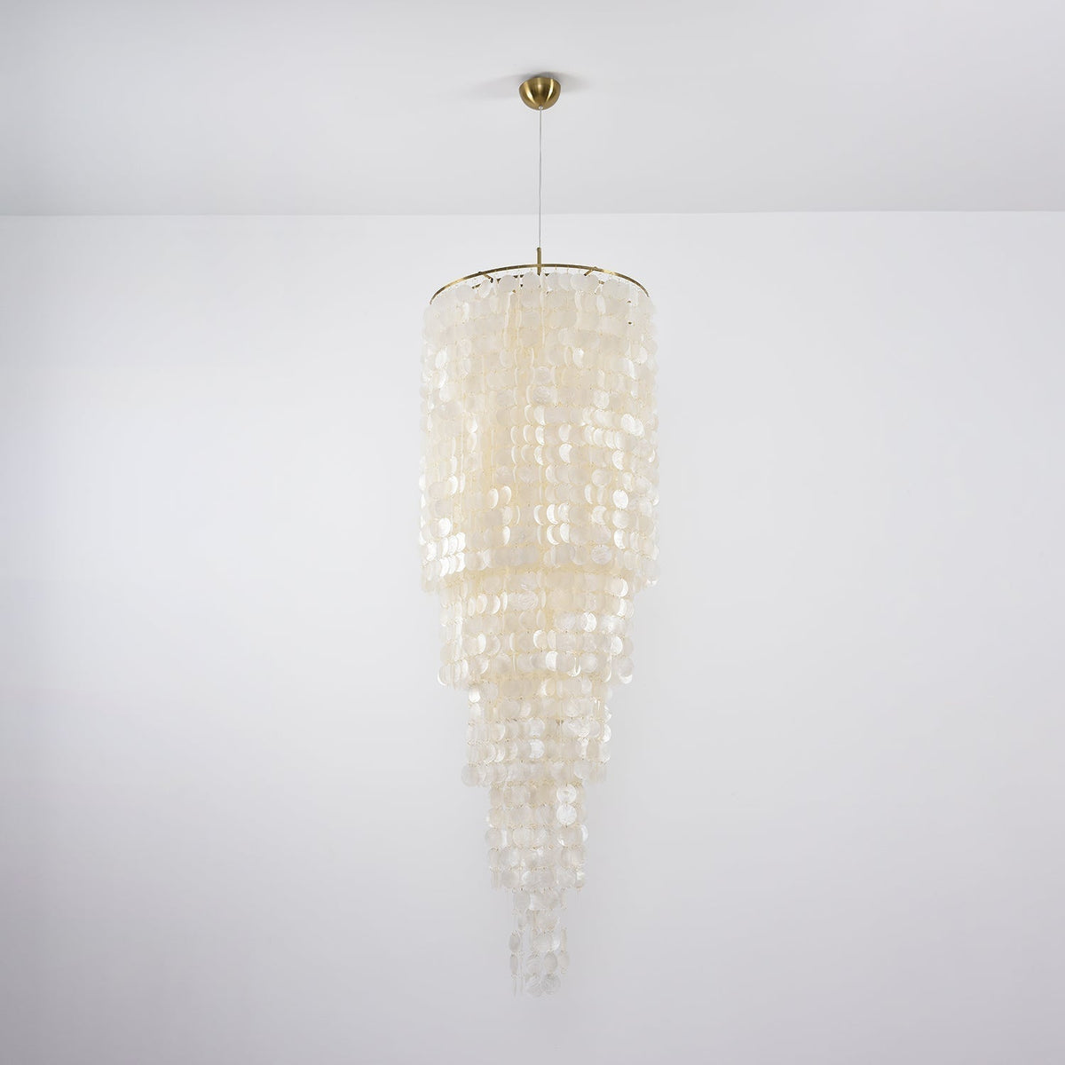 Modern Nerida Shell Chandelier-Chandelier-Jecanoli