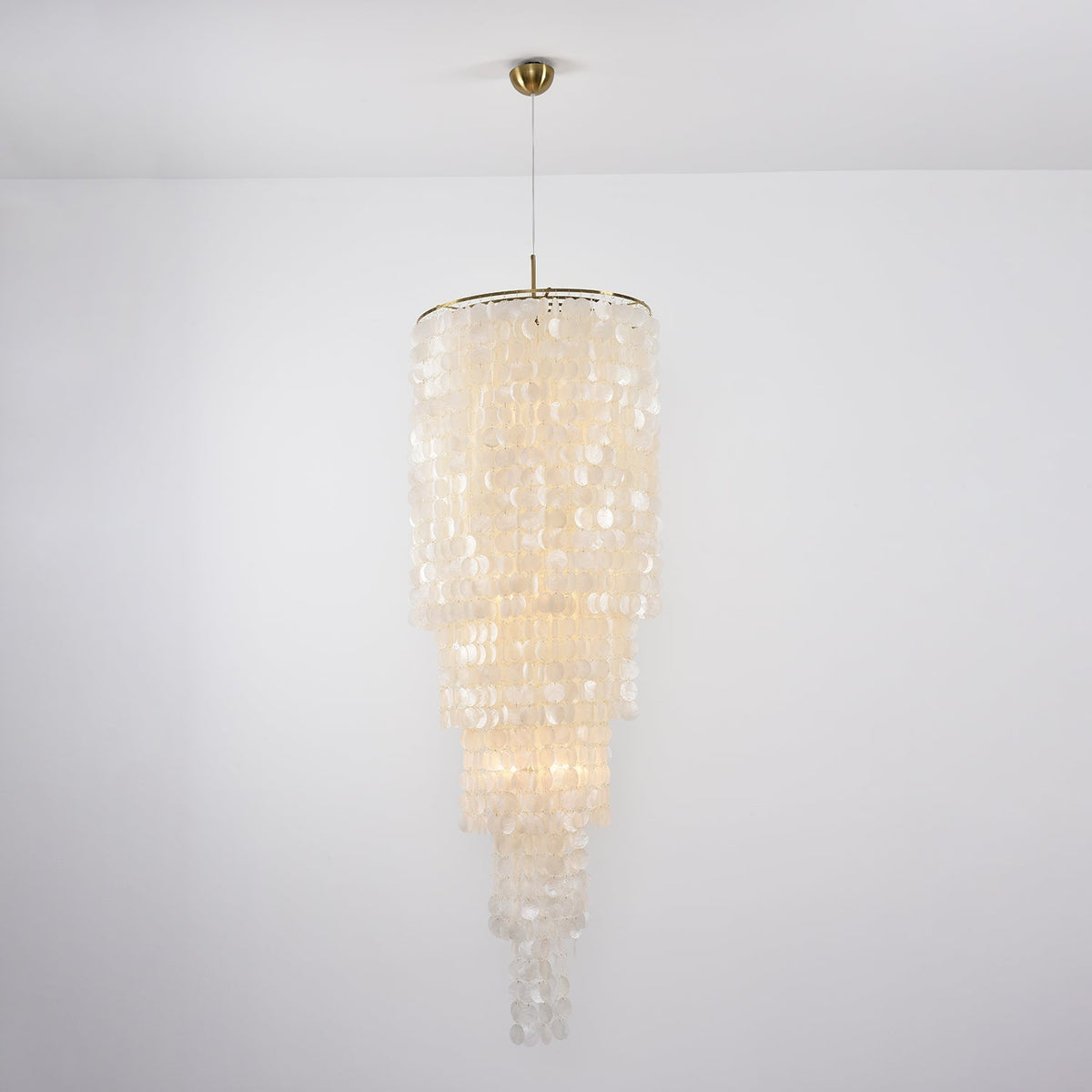 Modern Nerida Shell Chandelier-Chandelier-Jecanoli
