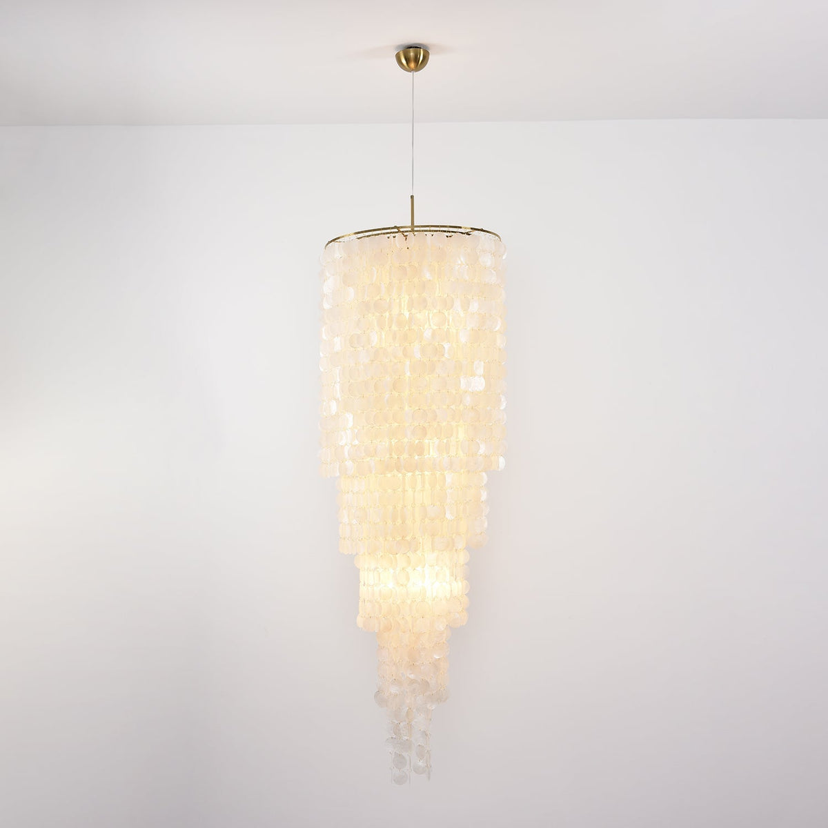 Modern Nerida Shell Chandelier-Chandelier-Jecanoli