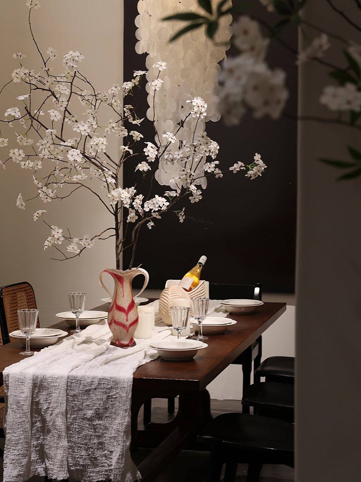 Modern Nerida Shell Chandelier-Chandelier-Jecanoli