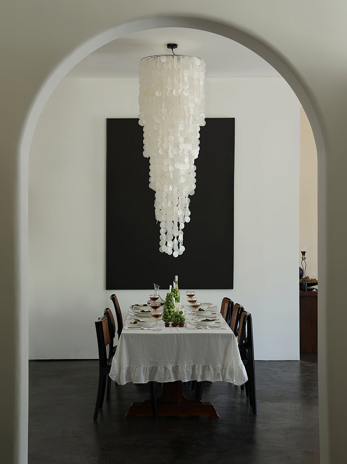 Modern Nerida Shell Chandelier-Chandelier-Jecanoli