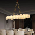 Usmisa Alabaster Chain Linear Chandelier-Chandelier-Jecanoli