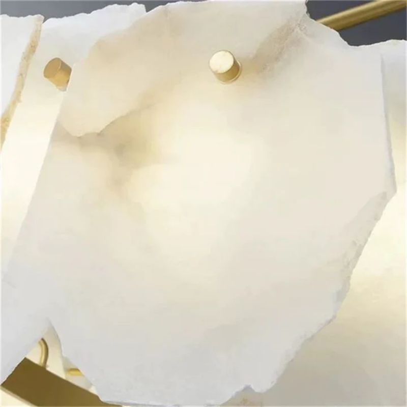 Sbulas Alabaster Linear Chandelier-Chandelier-Jecanoli
