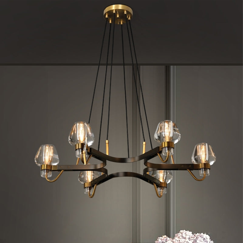 Brass,post-modern,industrial style, bulb, light luxury, 6 heads, glass, 8 heads,chandeliers, branch, pendants, JE, living room. bedroom, dining room, light,