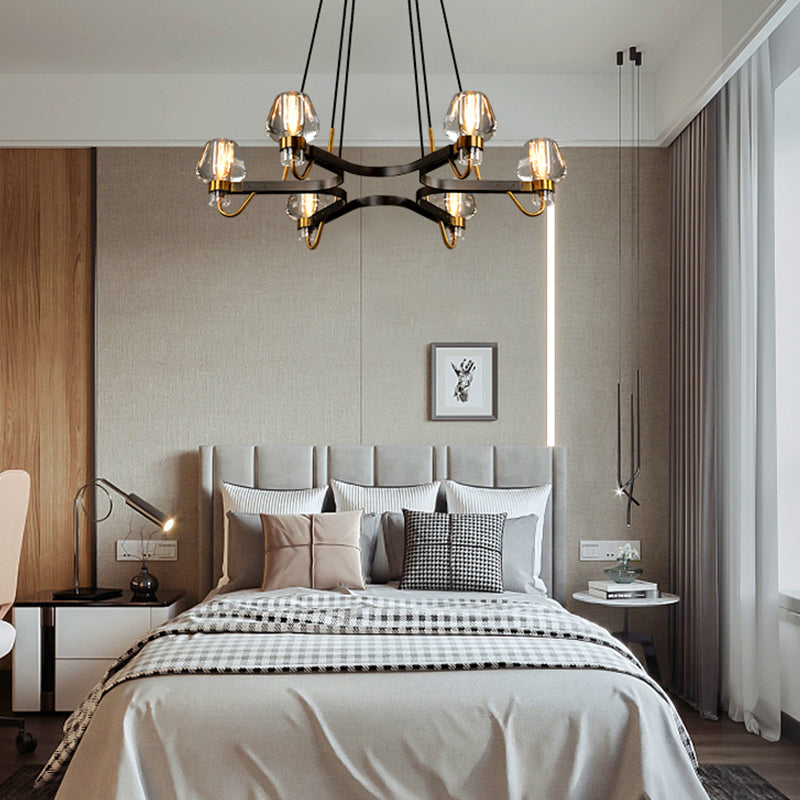 Brass,post-modern,industrial style, bulb, light luxury, 6 heads, glass, 8 heads,chandeliers, branch, pendants, JE, living room. bedroom, dining room, light,