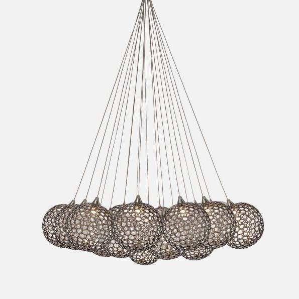 Planet Cluster Chandelier-Chandelier-Jecanoli