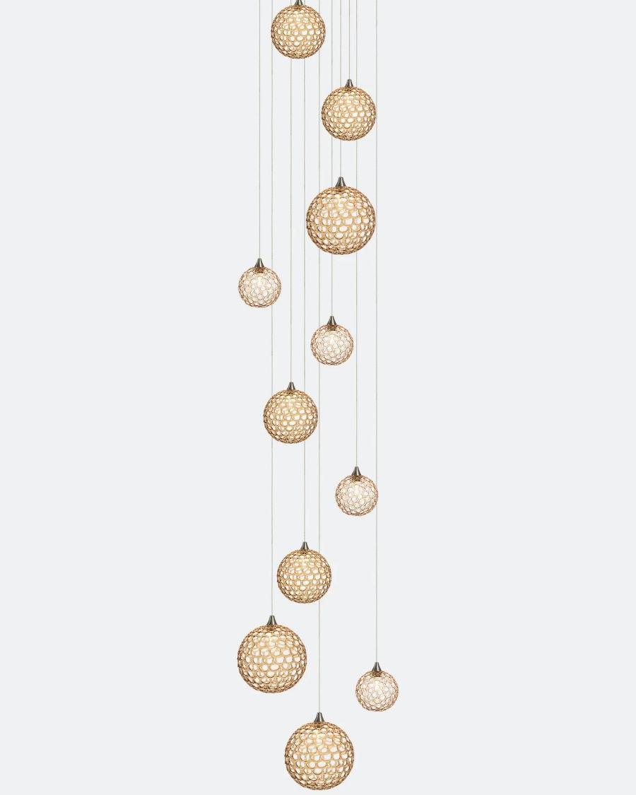 Planet Round Chandelier-Chandelier-Jecanoli