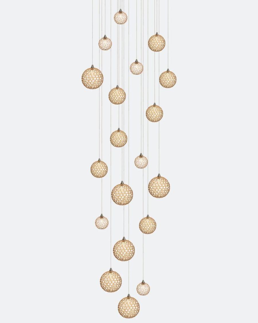 Planet Round Chandelier-Chandelier-Jecanoli