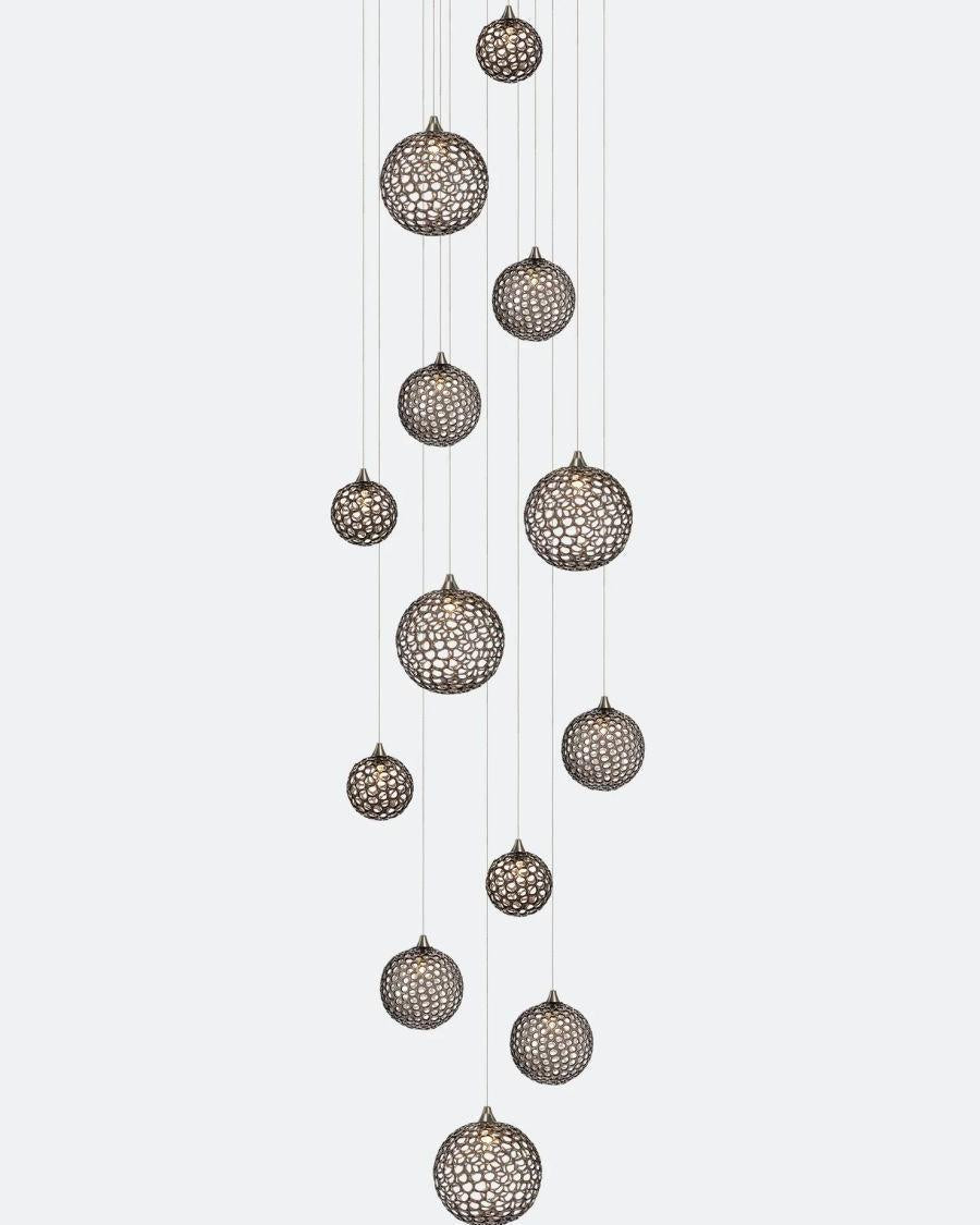 Planet Round Chandelier-Chandelier-Jecanoli