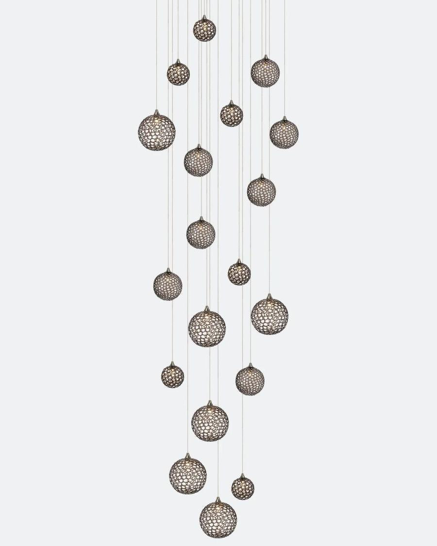 Planet Round Chandelier-Chandelier-Jecanoli