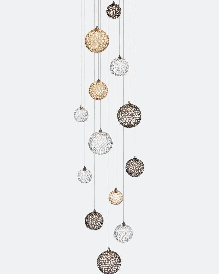 Planet Round Chandelier-Chandelier-Jecanoli