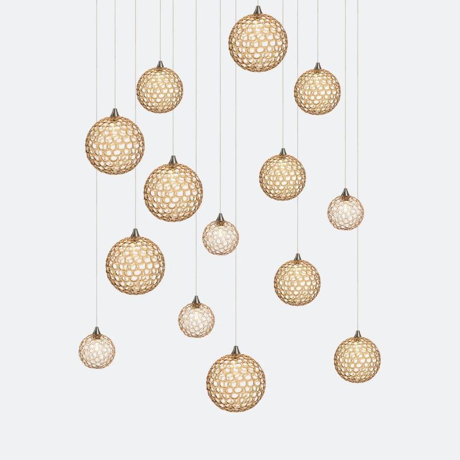 Planet Rectangle Chandelier-Chandelier-Jecanoli