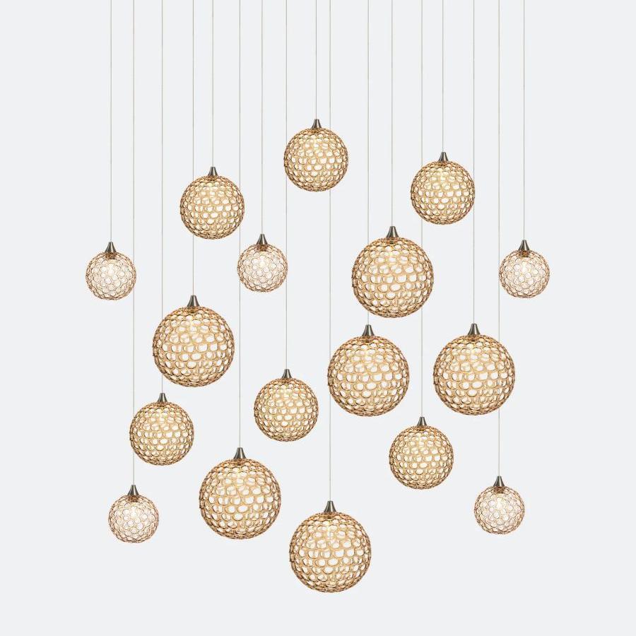 Planet Rectangle Chandelier-Chandelier-Jecanoli