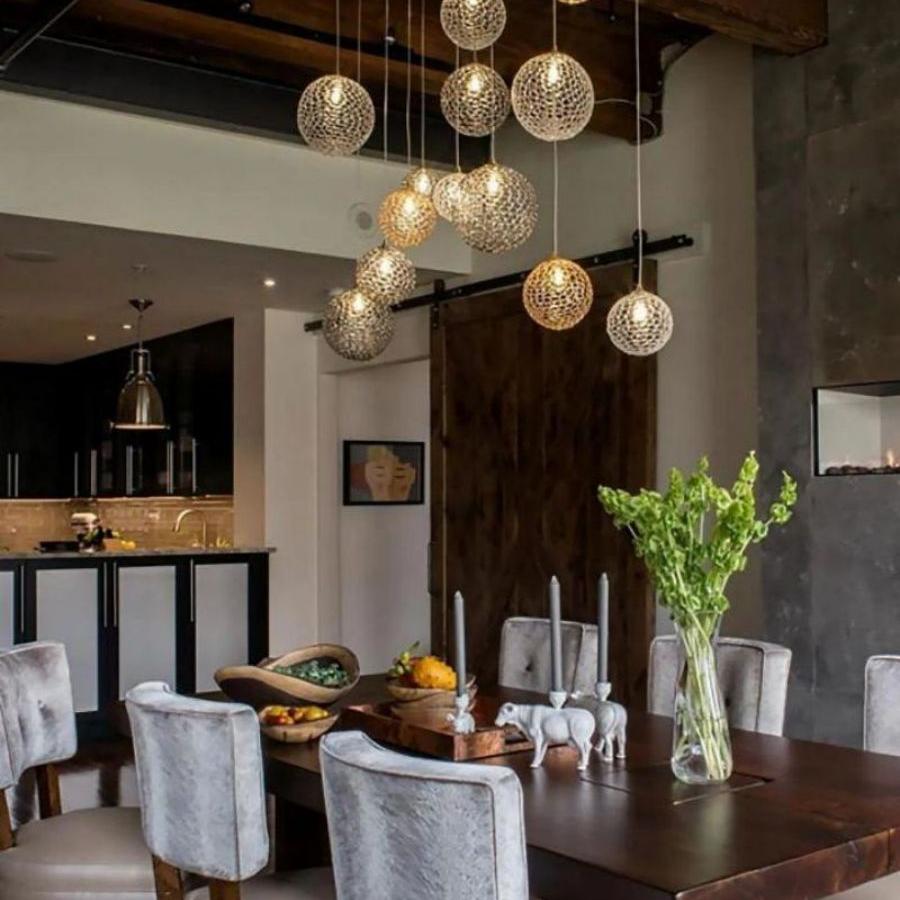 Planet Rectangle Chandelier-Chandelier-Jecanoli
