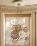 Planet Small Round Chandelier-Chandelier-Jecanoli