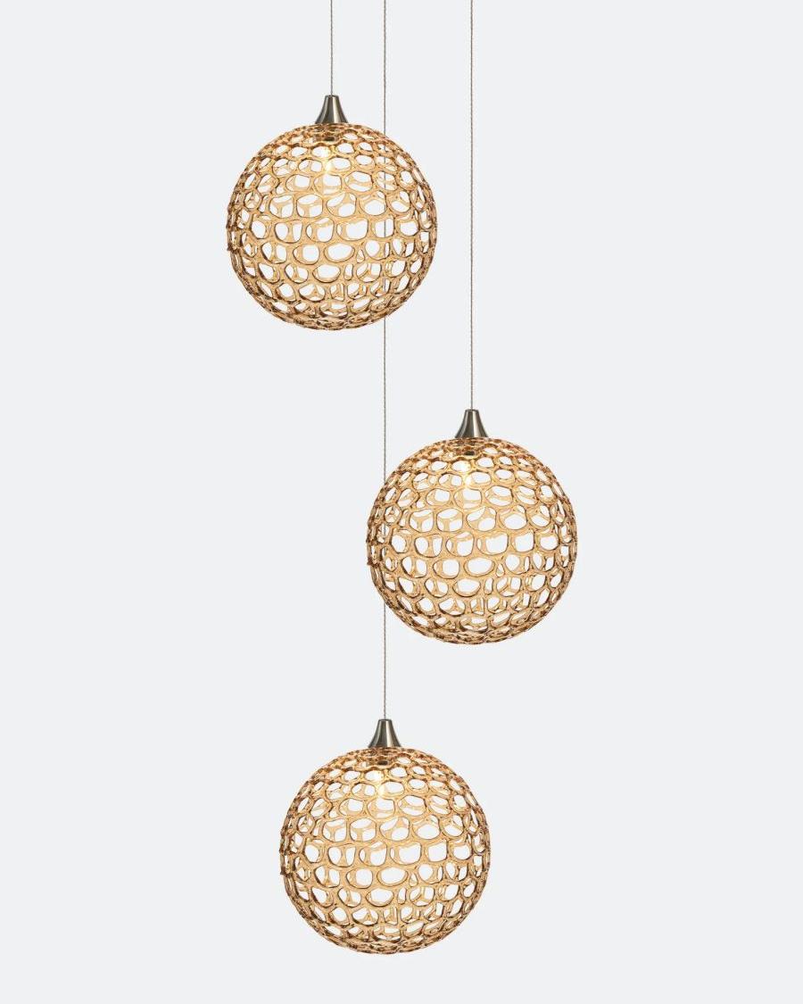 Planet Small Round Chandelier-Chandelier-Jecanoli