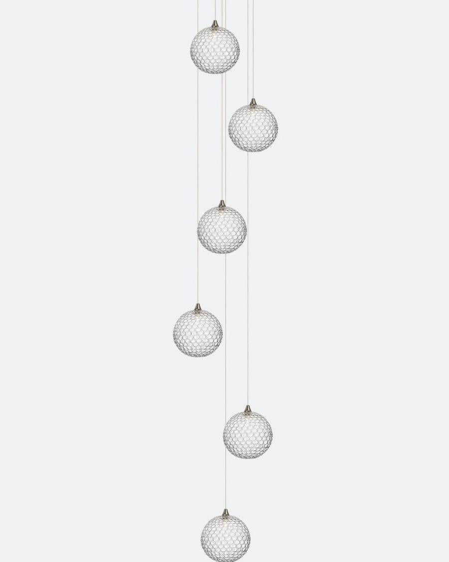 Planet Small Round Chandelier-Chandelier-Jecanoli