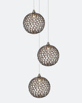 Planet Small Round Chandelier-Chandelier-Jecanoli