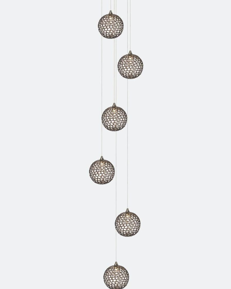 Planet Small Round Chandelier-Chandelier-Jecanoli