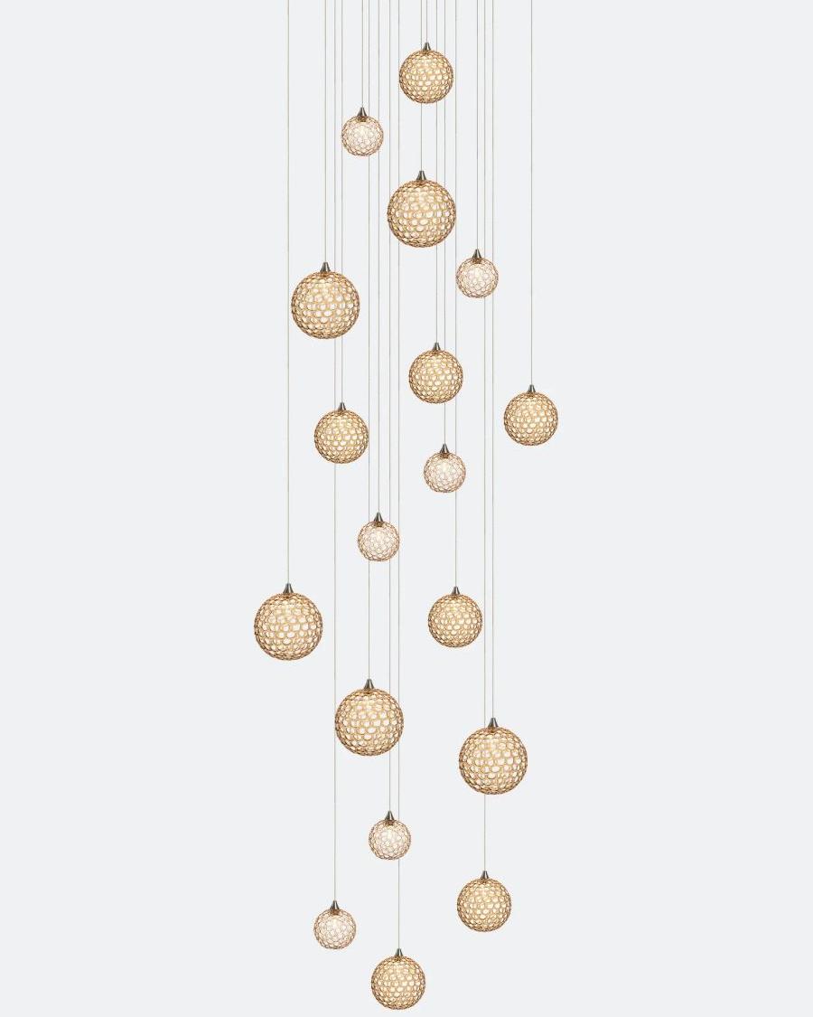 Planet Square Chandelier-Chandelier-Jecanoli